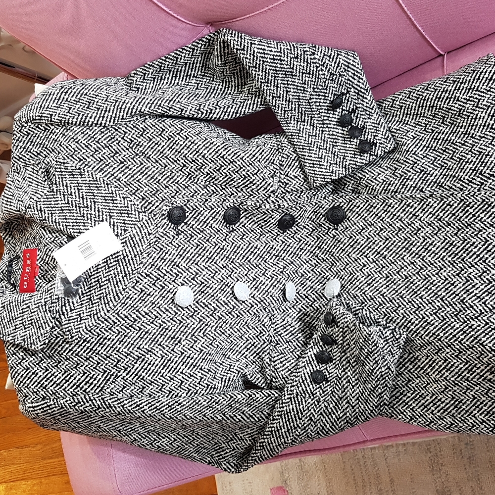 NWT NEW Guess Military Peacoat
